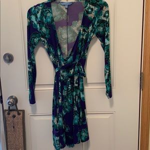 Vera Wang wrap around dress